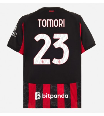 AC Milan Fikayo Tomori #23 Primera Equipación 2025-26 Manga Corta
